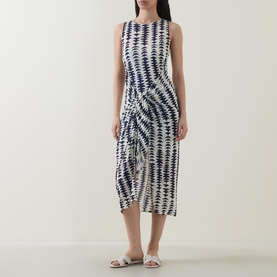Knot Printed Beach Dress