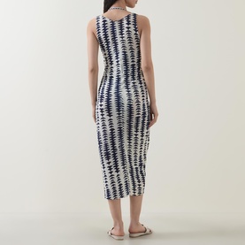 Knot Printed Beach Dress
