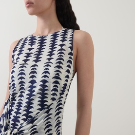 Knot Printed Beach Dress