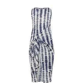 Knot Printed Beach Dress