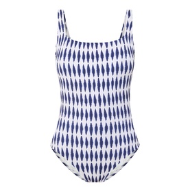 Abstract Print One Piece Swimsuit