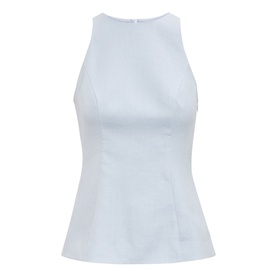 Liliana Keyhole Peplum Top
