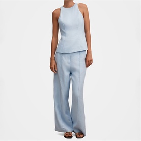 Liliana Keyhole Peplum Top