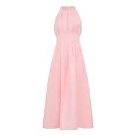 Miller Pleat Halter Dress