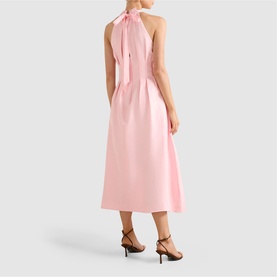 Miller Pleat Halter Dress