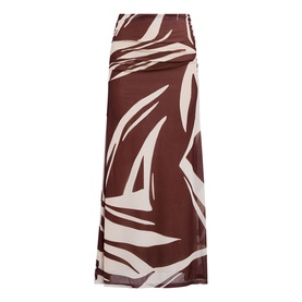 Mimi Petite Leaf Flared Skirt