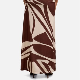 Mimi Petite Leaf Flared Skirt