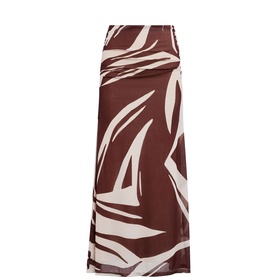 Mimi Petite Leaf Flared Skirt