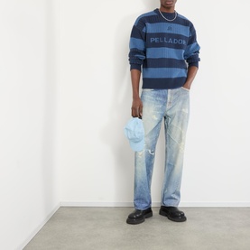 Logo Ladder Knit Sweater