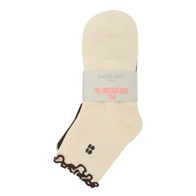 Two-Pack Frill Mini Crew Socks