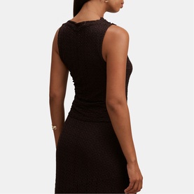 Tahlia Textured Lace Tank Top