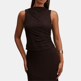 Tahlia Textured Lace Tank Top