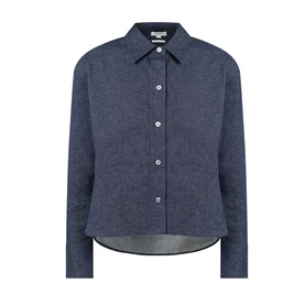 Chambray Cropped&nbsp;Shirt