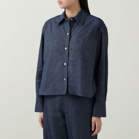 Chambray Cropped&nbsp;Shirt