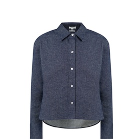 Chambray Cropped&nbsp;Shirt