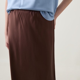 Matte Slip Skirt