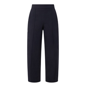 Pressed Pleat Cropped Trousers