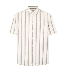 Barkend Logo Striped Shirt