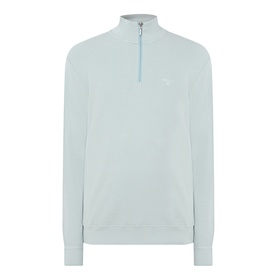 Raven Logo Half-Zip Sweater