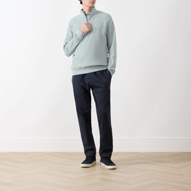 Raven Logo Half-Zip Sweater