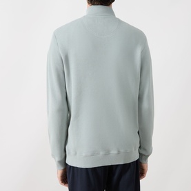 Raven Logo Half-Zip Sweater