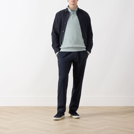 Raven Logo Half-Zip Sweater