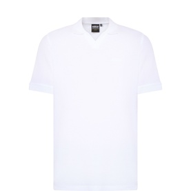 Millbank Open Collar Logo Polo Shirt