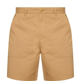Sherburn Logo Straight-Leg Shorts