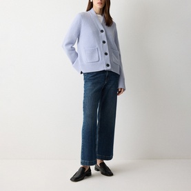 Chunky Ribbed Trim Cardigan