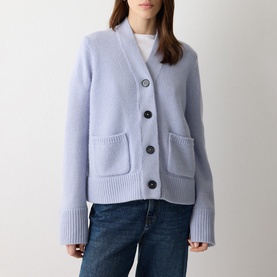 Chunky Ribbed Trim Cardigan