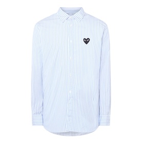 Heart Logo Striped Shirt