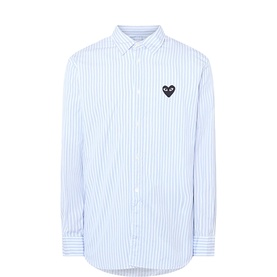 Heart Logo Striped Shirt