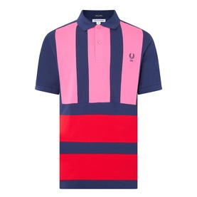 Colour-Blocked Logo Polo Shirt