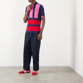 Colour-Blocked Logo Polo Shirt