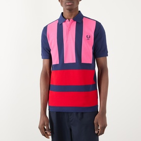Colour-Blocked Logo Polo Shirt
