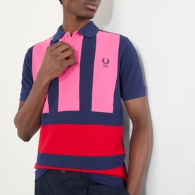 Colour-Blocked Logo Polo Shirt
