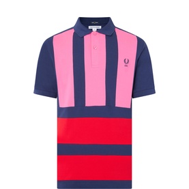 Colour-Blocked Logo Polo Shirt