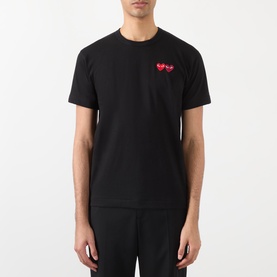 Double Heart Logo T-Shirt