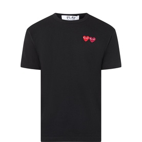 Double Heart Logo T-Shirt