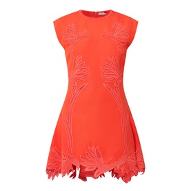 Raquel Embroidered Mini Dress