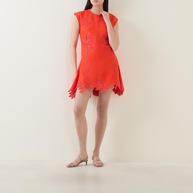 Raquel Embroidered Mini Dress