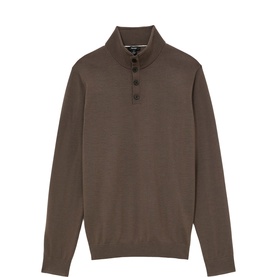 Farnham Knitted Polo Sweater