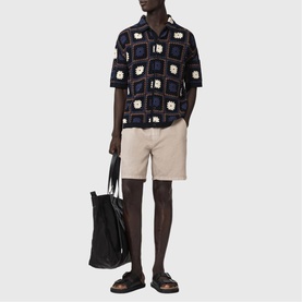 Mandon Crochet Knit Shirt