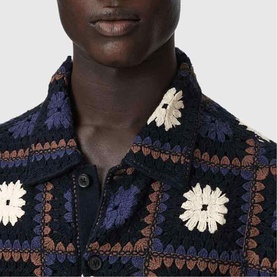 Mandon Crochet Knit Shirt