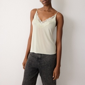 Lace Trim Cami Top