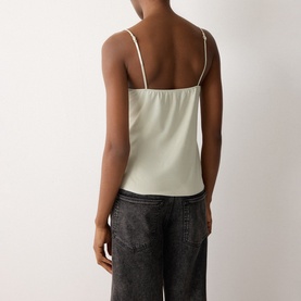 Lace Trim Cami Top