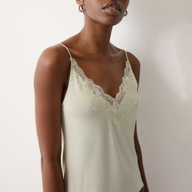 Lace Trim Cami Top