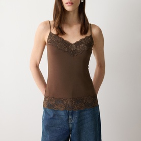 Lace Trim Cami Top