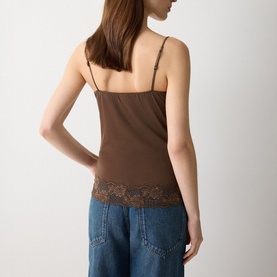Lace Trim Cami Top