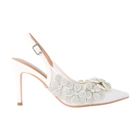 Petalo Floral Appliqu&eacute; Court Heels